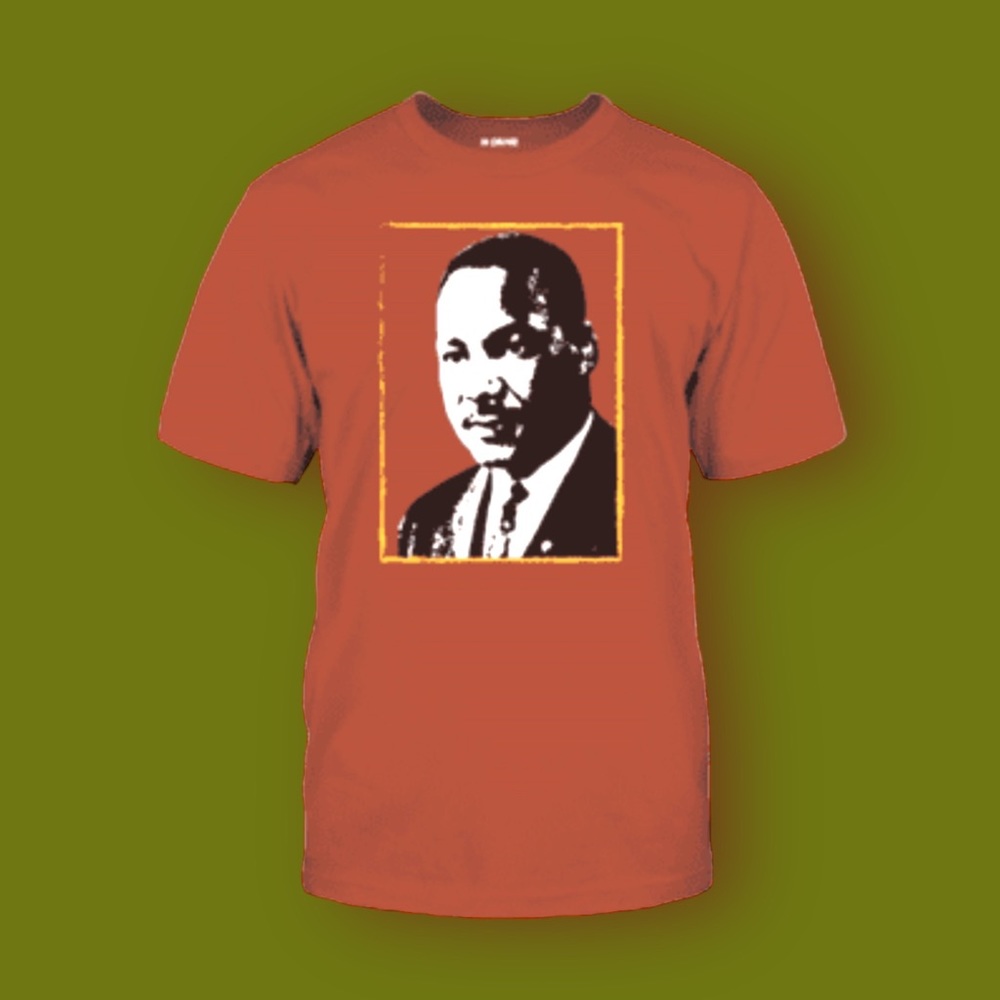Martin Luther King MLK Frame Black History Month Unisex T-Shirt. Tee. NWT.